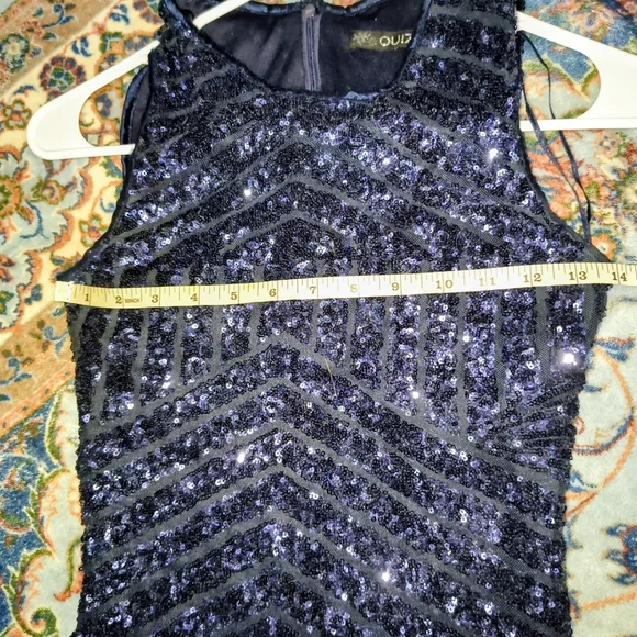 Sparkling Navy Blue Gown - Picture 3 of 6